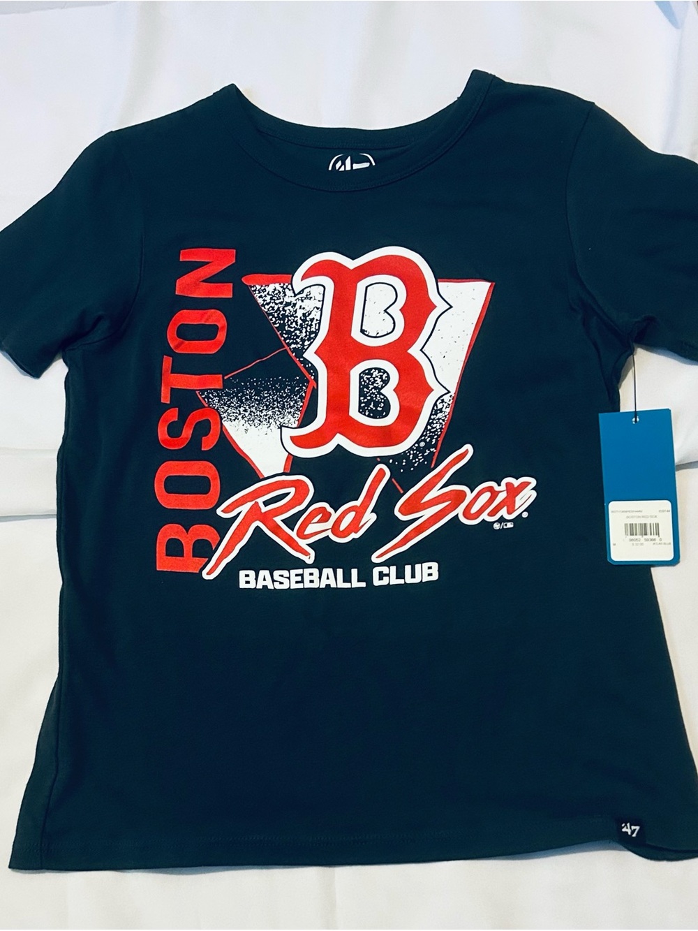 ’47 Boston Red Sox Ladies Shirt Size Medium NEW Atlas Blue